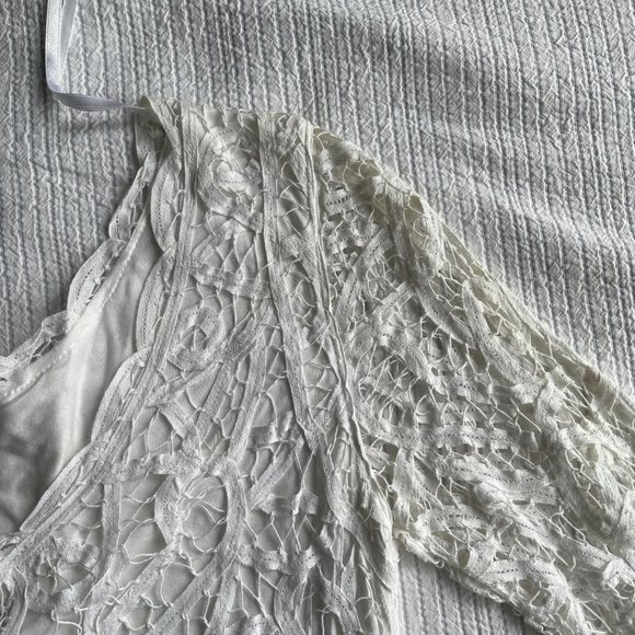 I.N.C. International Concepts White Cotton Lace Dress - Picture 3 of 4